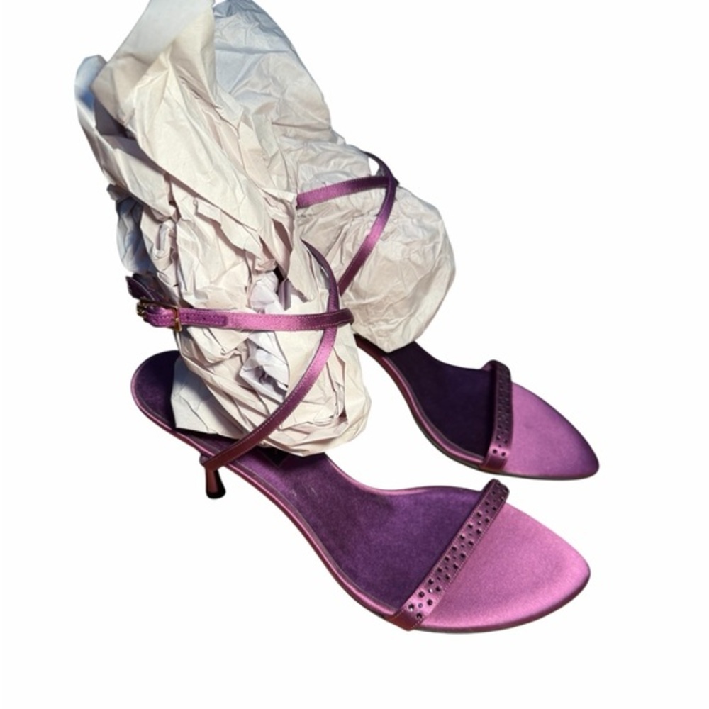 Escada satin heels